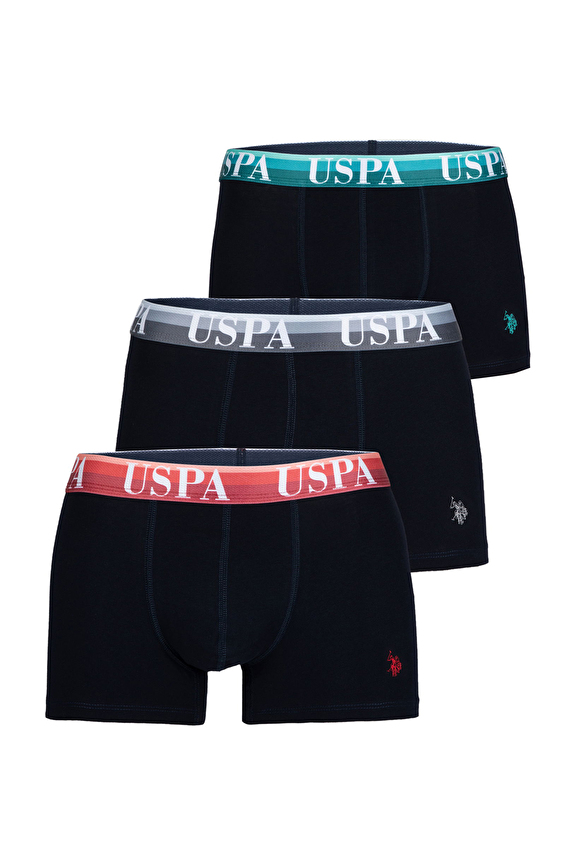 U.S. Polo Assn. Erkek 3'lü Boxer 3BDZLLL24K VR033 Lacivert U.S. Polo Assn. Erkek 3'lü Boxer 3BDZLLL24K VR033 Lacivert