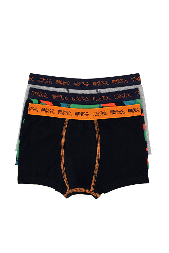 U.S. Polo Assn. Erkek Çocuk 3'lü Boxer US1373 24K LACI Lacivert U.S. Polo Assn. Erkek Çocuk 3'lü Boxer US1373 24K LACI Lacivert