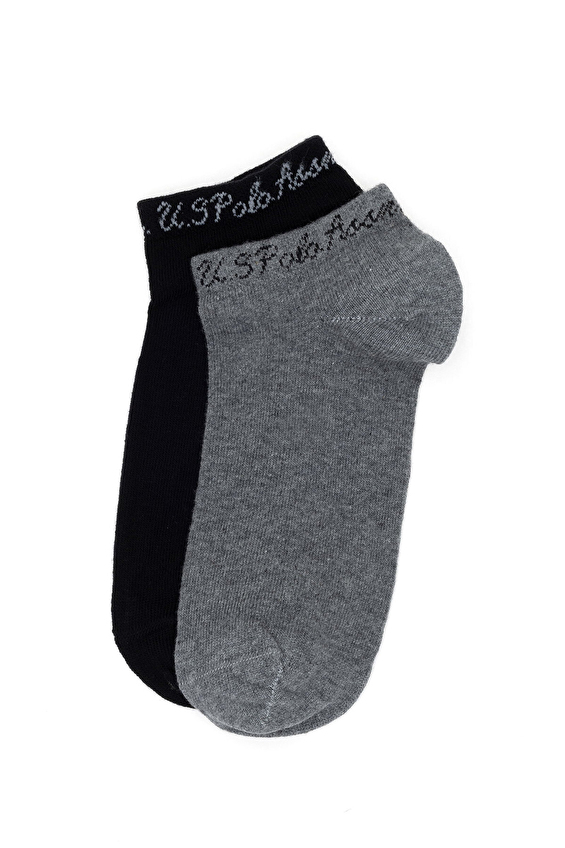 U.S. Polo Assn. Kadın 2'li Çorap CORA 2SK24 GRMLNJ Gri melanj U.S. Polo Assn. Kadın 2'li Çorap CORA 2SK24 GRMLNJ Gri melanj