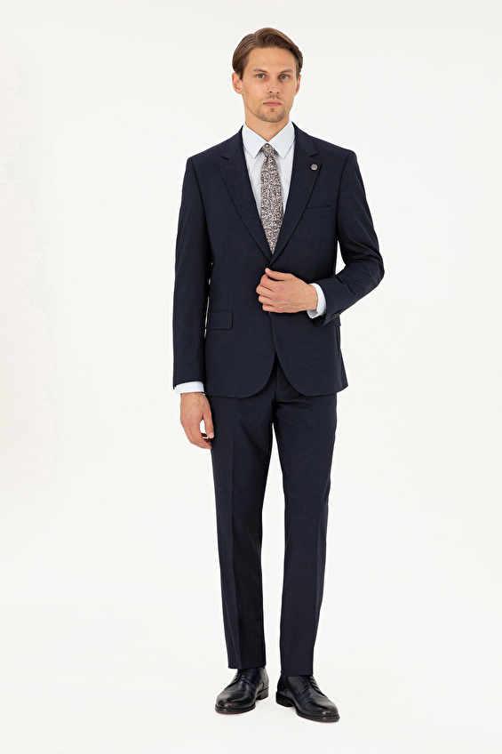 Pierre Cardin Slim Fit Erkek Takım Elbise 2128363 Lacivert Pierre Cardin Slim Fit Erkek Takım Elbise 2128363 Lacivert