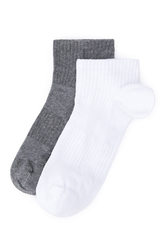 U.S. Polo Assn. Kadın 2'li Çorap SPORTY SK24 GRMLNJ Gri melanj U.S. Polo Assn. Kadın 2'li Çorap SPORTY SK24 GRMLNJ Gri melanj
