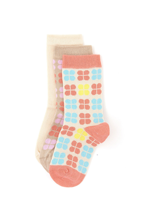 U.S. Polo Assn. Kız Çocuk 3'lü Çorap BERTSK24 PMB Pembe U.S. Polo Assn. Kız Çocuk 3'lü Çorap BERTSK24 PMB Pembe