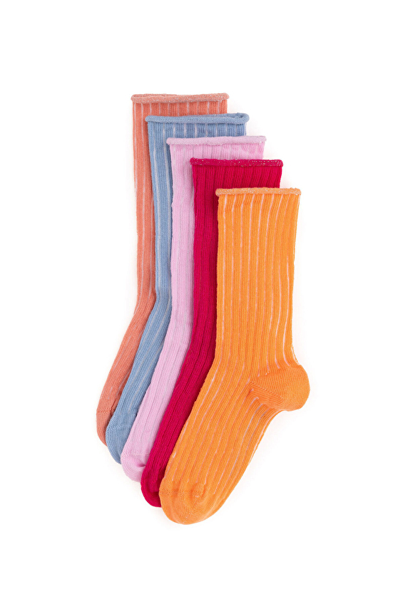 U.S. Polo Assn. Kız Çocuk 5'li Çorap OVER KIDS KRMZ Kırmızı U.S. Polo Assn. Kız Çocuk 5'li Çorap OVER KIDS KRMZ Kırmızı