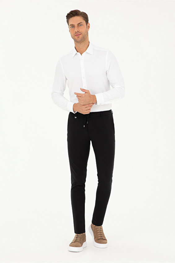Pierre Cardin Normal Paça Erkek Pantolon 2047963 Siyah Pierre Cardin Normal Paça Erkek Pantolon 2047963 Siyah