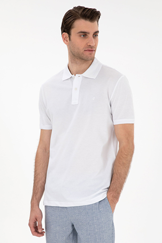 Pierre Cardin Slim Fit Kısa Kol Erkek Tişört 2131539 Beyaz Pierre Cardin Slim Fit Kısa Kol Erkek Tişört 2131539 Beyaz