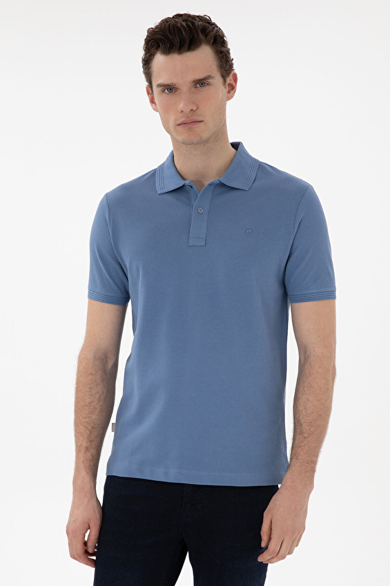 Pierre Cardin Polo Yaka Slim Fit Kısa Kol Erkek Tişört 2131539 Mavi Pierre Cardin Polo Yaka Slim Fit Kısa Kol Erkek Tişört 2131539 Mavi