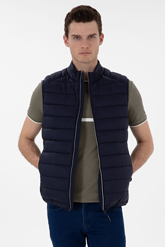 Pierre Cardin Slim Fit Erkek Yelek 2130099 Lacivert Pierre Cardin Slim Fit Erkek Yelek 2130099 Lacivert