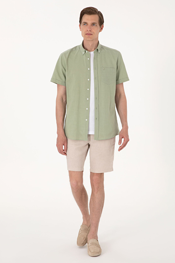 Pierre Cardin Regular Fit Slim Fit Erkek Şort 2125470 Bej Pierre Cardin Regular Fit Slim Fit Erkek Şort 2125470 Bej