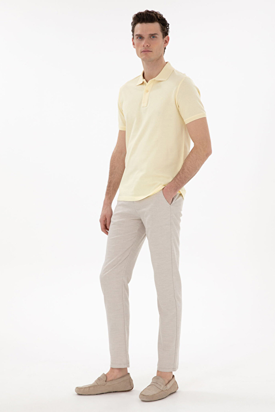 Pierre Cardin Slim Fit Erkek Pantolon 2125268 Bej Pierre Cardin Slim Fit Erkek Pantolon 2125268 Bej
