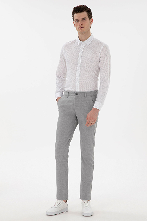 Pierre Cardin Slim Fit Erkek Pantolon 2125268 Gri Pierre Cardin Slim Fit Erkek Pantolon 2125268 Gri