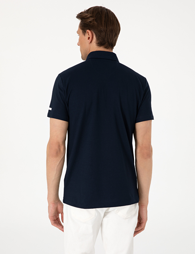 Pierre Cardin Slim Fit Kısa Kol Erkek Tişört 2131844 Lacivert Pierre Cardin Slim Fit Kısa Kol Erkek Tişört 2131844 Lacivert