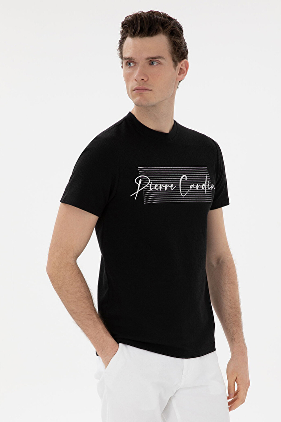 Pierre Cardin Slim Fit Kısa Kol Erkek Tişört 2131684 Siyah Pierre Cardin Slim Fit Kısa Kol Erkek Tişört 2131684 Siyah