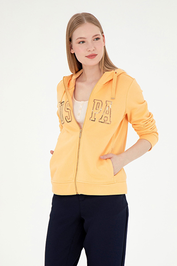 U.S. Polo Assn. Regular Fit Kadın Sweatshirt 2080739 VR202 Sarı U.S. Polo Assn. Regular Fit Kadın Sweatshirt 2080739 VR202 Sarı