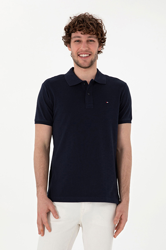 U.S. Polo Assn. Slim Fit Kısa Kol Erkek Tişört 2083944 Lacivert U.S. Polo Assn. Slim Fit Kısa Kol Erkek Tişört 2083944 Lacivert