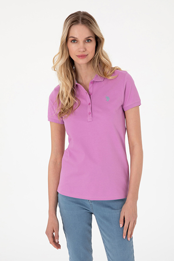 U.S. Polo Assn. Slim Fit Polo Yaka Kısa Kollu Kadın Tişört 2075027 VR023 Pembe U.S. Polo Assn. Slim Fit Polo Yaka Kısa Kollu Kadın Tişört 2075027 VR023 Pembe