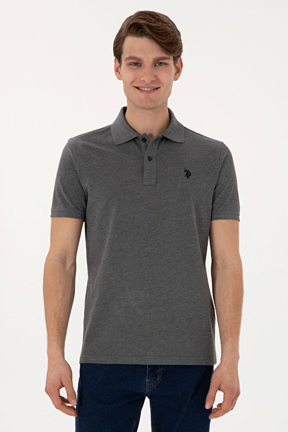 U.S. Polo Assn. Slim Fit Polo Yaka Kısa Kol Erkek Tişört 2084151 Antrasit melanj U.S. Polo Assn. Slim Fit Polo Yaka Kısa Kol Erkek Tişört 2084151 Antrasit melanj