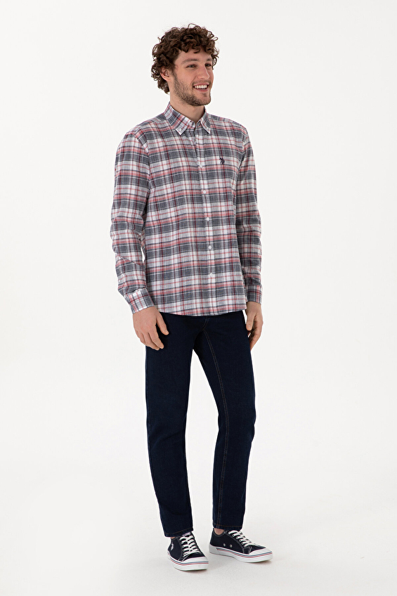 U.S. Polo Assn. Regular Fit Erkek Gömlek 2106577 Lacivert U.S. Polo Assn. Regular Fit Erkek Gömlek 2106577 Lacivert