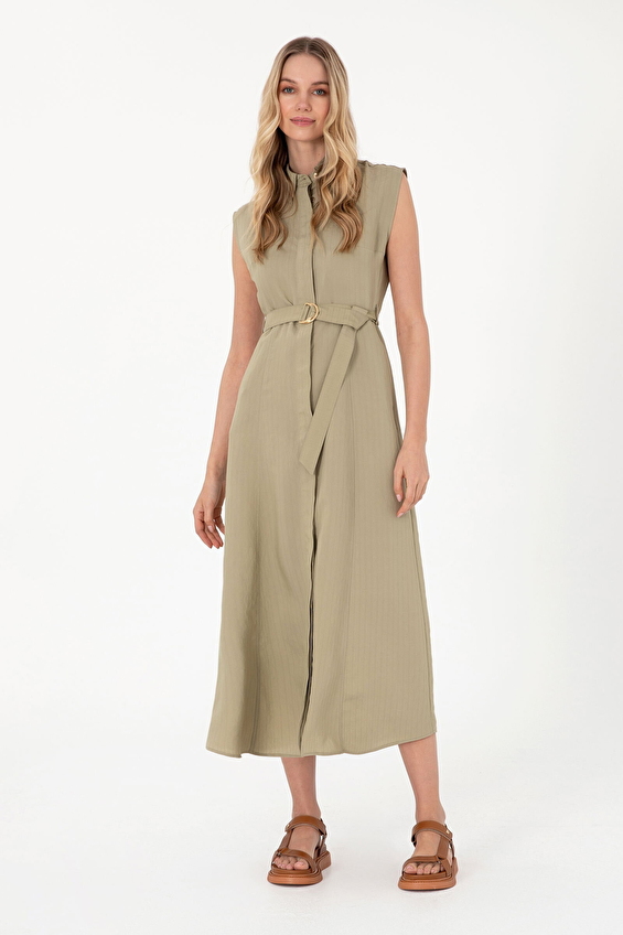 U.S. Polo Assn. Kadın Elbise 2098537 VR183 Yeşil U.S. Polo Assn. Kadın Elbise 2098537 VR183 Yeşil