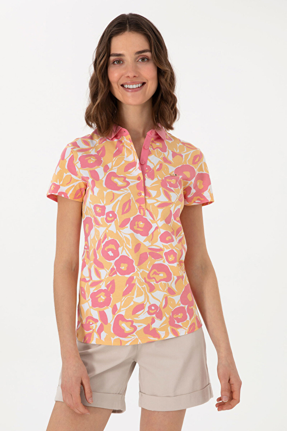 U.S. Polo Assn. Slim Fit Polo Yaka Kısa Kollu Kadın Tişört 2102608 VR167 Pembe U.S. Polo Assn. Slim Fit Polo Yaka Kısa Kollu Kadın Tişört 2102608 VR167 Pembe