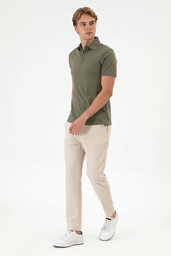 U.S. Polo Assn. Carrot Fit Erkek Pantolon 2108244 Camel U.S. Polo Assn. Carrot Fit Erkek Pantolon 2108244 Camel
