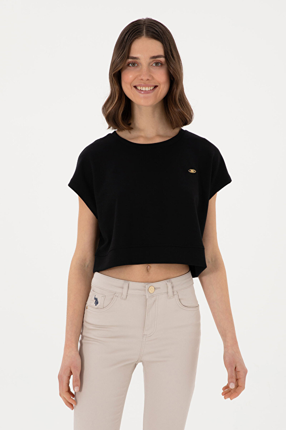 U.S. Polo Assn. Bisiklet Yaka Crop Top Kısa Kollu Kadın Tişört 2169253 VR046 Siyah U.S. Polo Assn. Bisiklet Yaka Crop Top Kısa Kollu Kadın Tişört 2169253 VR046 Siyah
