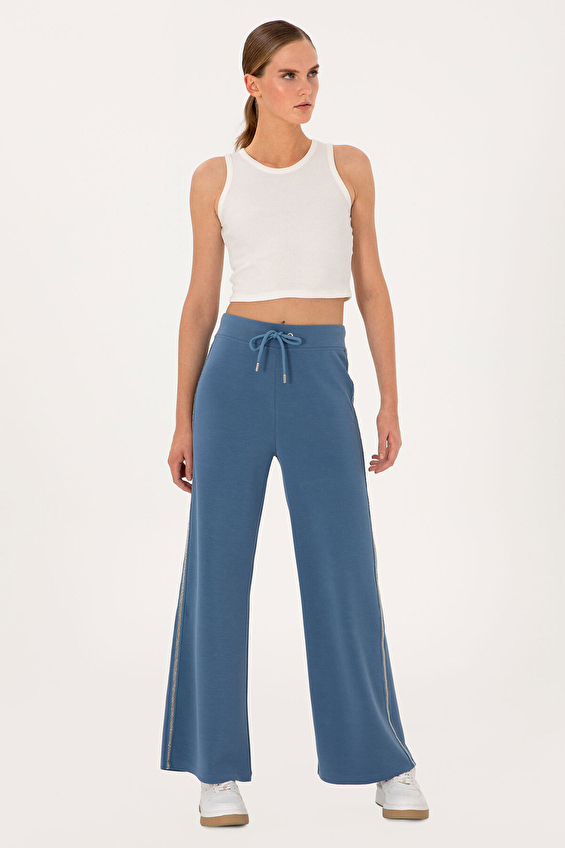 Pierre Cardin Bol Paça Kadın Pantolon 2121806 VR028 Mavi Pierre Cardin Bol Paça Kadın Pantolon 2121806 VR028 Mavi