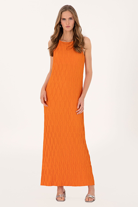 Pierre Cardin Bisiklet Yaka Kadın Elbise 2122310 VR051 Turuncu Pierre Cardin Bisiklet Yaka Kadın Elbise 2122310 VR051 Turuncu