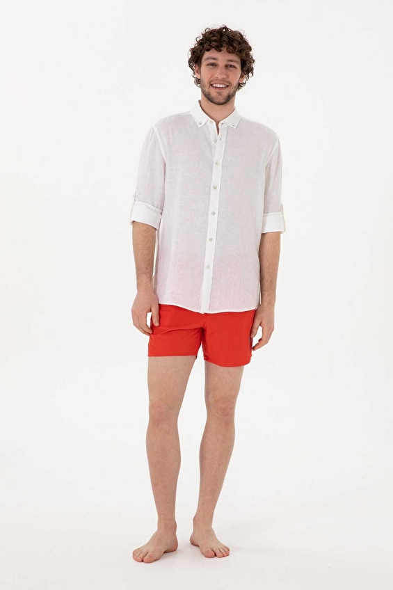 U.S. Polo Assn. Erkek Mayo Şort G081SZ066 VR213 Kırmızı U.S. Polo Assn. Erkek Mayo Şort G081SZ066 VR213 Kırmızı