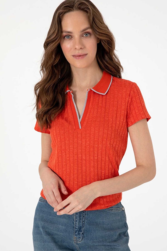 Pierre Cardin Polo Yaka Kadın Tişört 2174906 VR030 Kırmızı Pierre Cardin Polo Yaka Kadın Tişört 2174906 VR030 Kırmızı