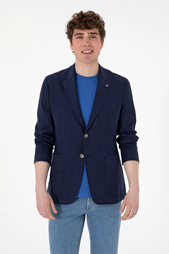 U.S. Polo Assn. Slim Fit Erkek Ceket 2119072 Lacivert U.S. Polo Assn. Slim Fit Erkek Ceket 2119072 Lacivert