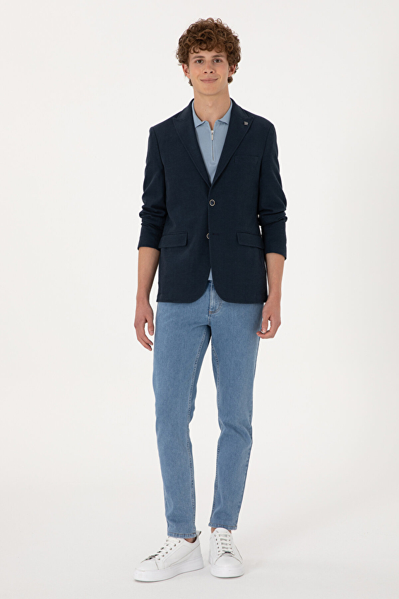 U.S. Polo Assn. Slim Fit Erkek Ceket 2119104 Lacivert U.S. Polo Assn. Slim Fit Erkek Ceket 2119104 Lacivert