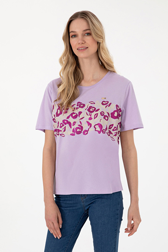 U.S. Polo Assn. Bisiklet Yaka Kısa Kollu Kadın Tişört 2104023 VR034 Pembe U.S. Polo Assn. Bisiklet Yaka Kısa Kollu Kadın Tişört 2104023 VR034 Pembe