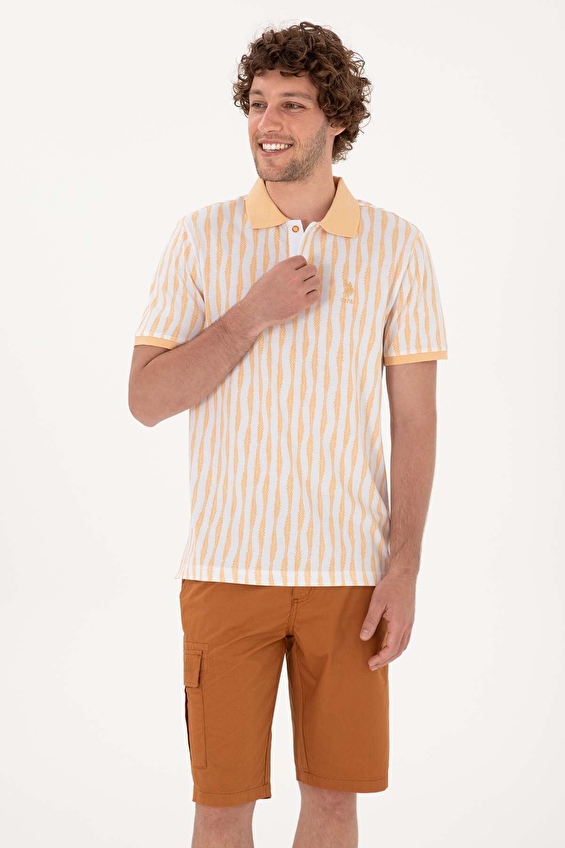U.S. Polo Assn. Regular Fit Erkek Tişört 2103279 Kavun içi U.S. Polo Assn. Regular Fit Erkek Tişört 2103279 Kavun içi