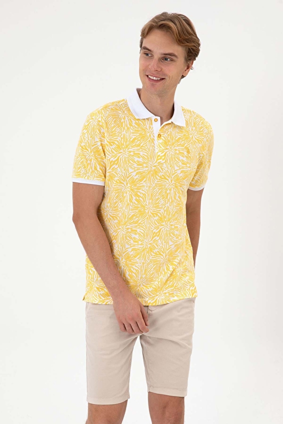 U.S. Polo Assn. Regular Fit Erkek Tişört 2103564 Koyu sarı U.S. Polo Assn. Regular Fit Erkek Tişört 2103564 Koyu sarı