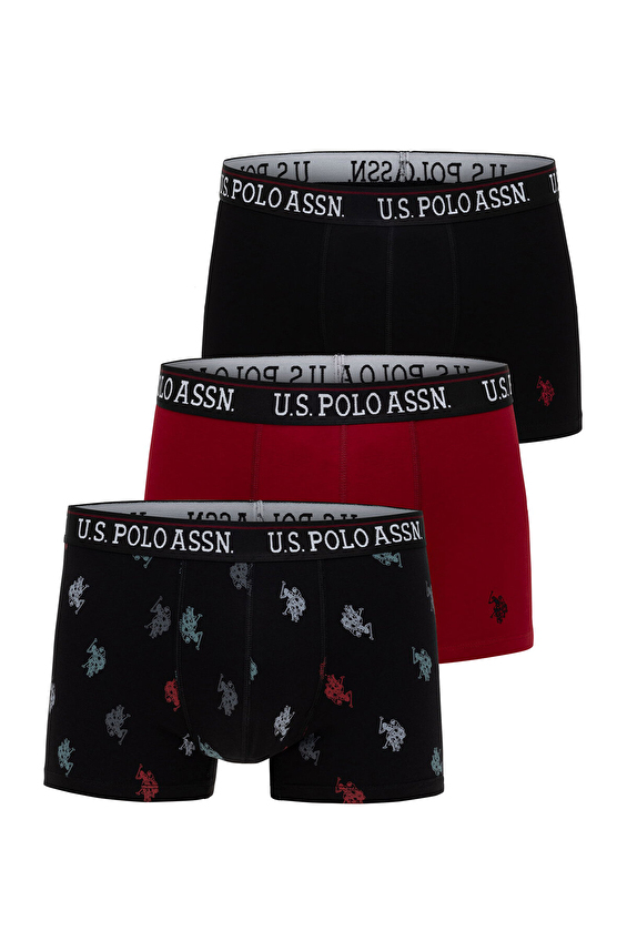 U.S. Polo Assn. Erkek Boxer 3BMDSBS25 VR046 Siyah U.S. Polo Assn. Erkek Boxer 3BMDSBS25 VR046 Siyah