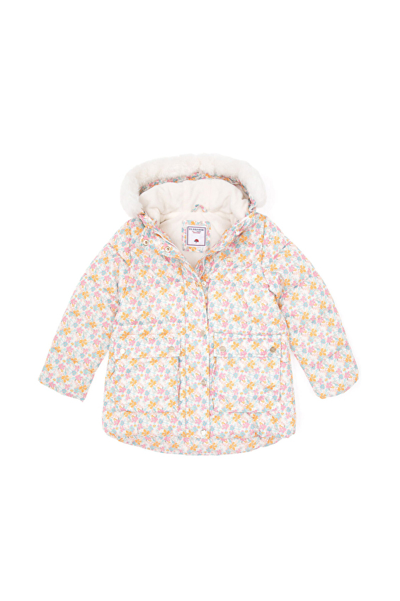 U.S. Polo Assn. Regular Fit Kız Çocuk Mont PU 8058 Beyaz U.S. Polo Assn. Regular Fit Kız Çocuk Mont PU 8058 Beyaz