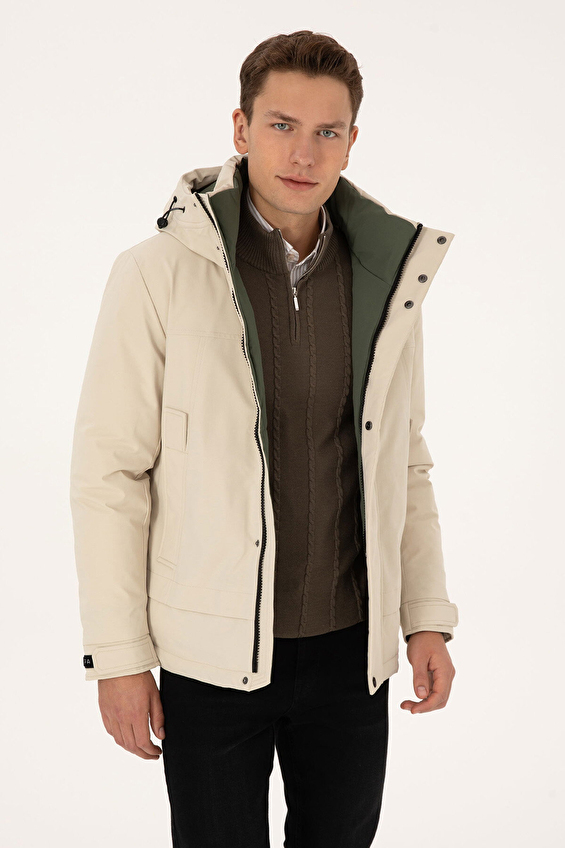 U.S. Polo Assn. Regular Fit Erkek Mont 2248685 Beyaz U.S. Polo Assn. Regular Fit Erkek Mont 2248685 Beyaz