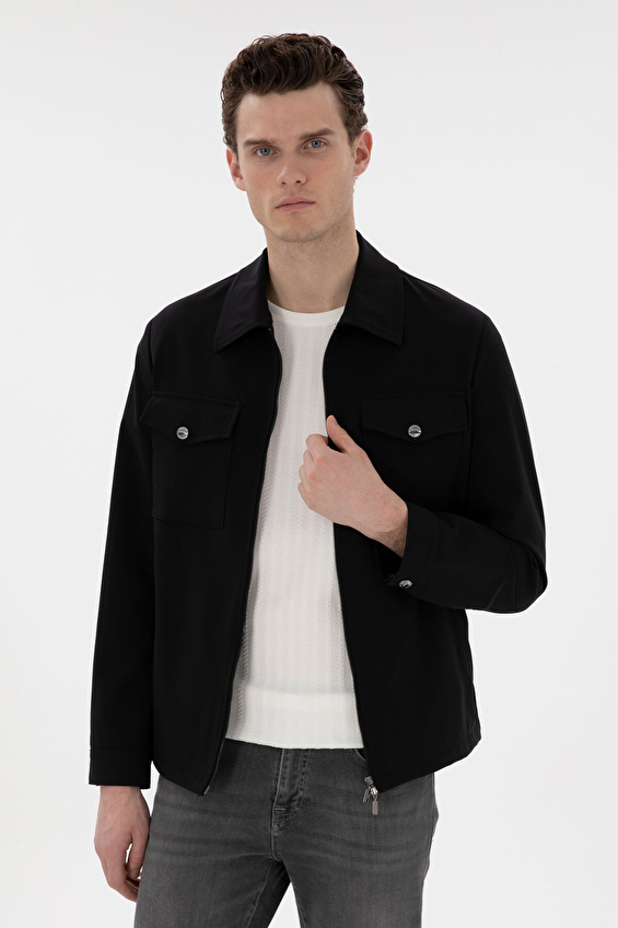 Pierre Cardin Regular Fit Uzun Kol Erkek Ceket 2175034 Siyah Pierre Cardin Regular Fit Uzun Kol Erkek Ceket 2175034 Siyah