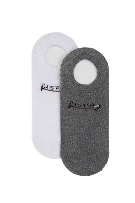 U.S. Polo Assn. Erkek 2'li Çorap DEXTERIY2 VR024 Gri U.S. Polo Assn. Erkek 2'li Çorap DEXTERIY2 VR024 Gri