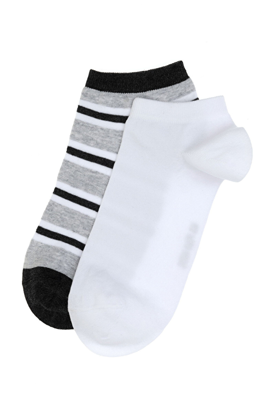 U.S. Polo Assn. Erkek 2'li Çorap YOKO IY25 VR086 Gri U.S. Polo Assn. Erkek 2'li Çorap YOKO IY25 VR086 Gri