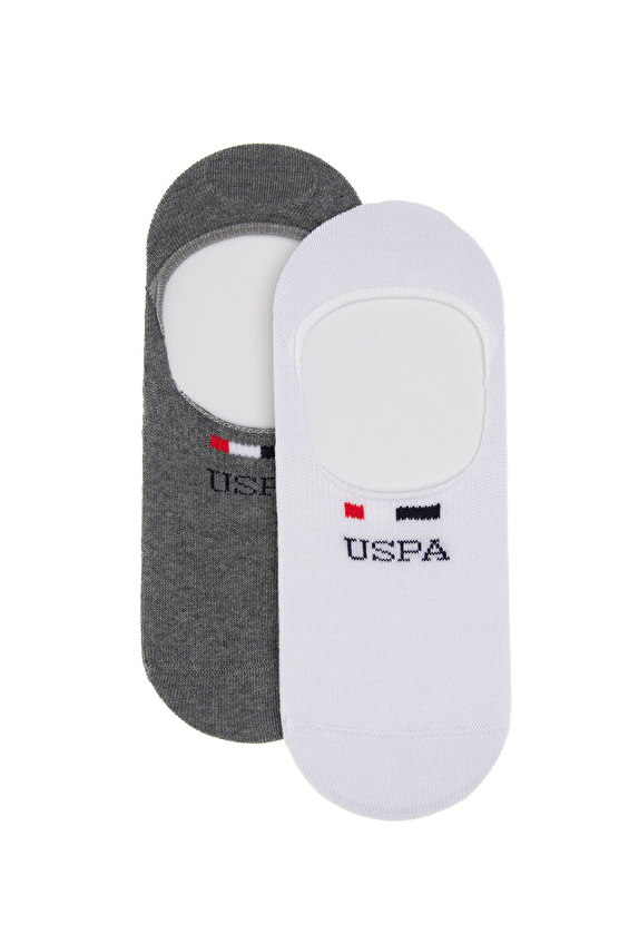 U.S. Polo Assn. Erkek 2'li Çorap EARLYIY25 VR013 Beyaz U.S. Polo Assn. Erkek 2'li Çorap EARLYIY25 VR013 Beyaz