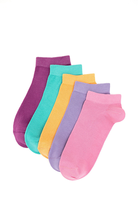 U.S. Polo Assn. Kadın 5'li Çorap COLORE IY25 VR041 Pembe U.S. Polo Assn. Kadın 5'li Çorap COLORE IY25 VR041 Pembe