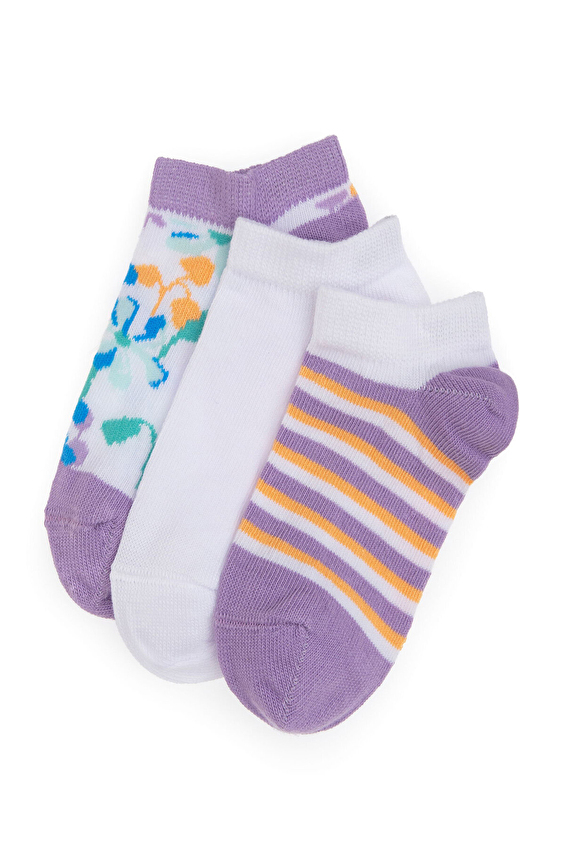 U.S. Polo Assn. Kız Çocuk 3'lü Çorap TURS VR034 Pembe U.S. Polo Assn. Kız Çocuk 3'lü Çorap TURS VR034 Pembe