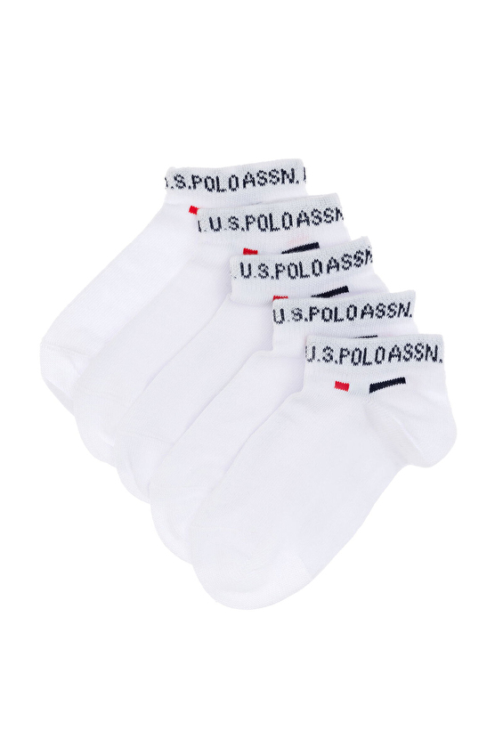 U.S. Polo Assn. Erkek Çocuk 5'li Çorap EC02 IY25 VR013 Beyaz U.S. Polo Assn. Erkek Çocuk 5'li Çorap EC02 IY25 VR013 Beyaz