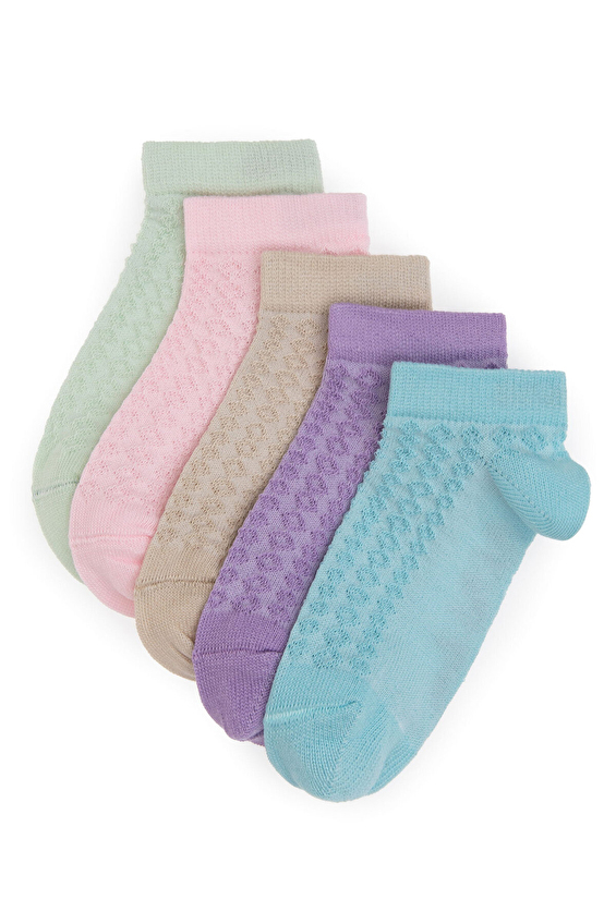 U.S. Polo Assn. Kız Çocuk 5'li Çorap HERSU VR007 Mavi U.S. Polo Assn. Kız Çocuk 5'li Çorap HERSU VR007 Mavi