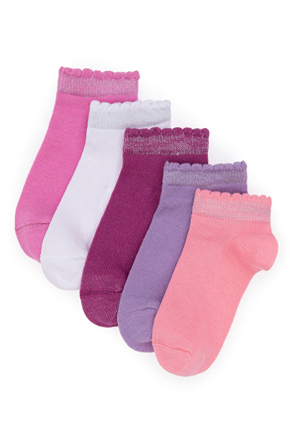 U.S. Polo Assn. Kız Çocuk 5'li Çorap SIMS IY25 VR041 Pembe U.S. Polo Assn. Kız Çocuk 5'li Çorap SIMS IY25 VR041 Pembe