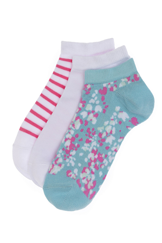 U.S. Polo Assn. Kadın 3'lü Çorap SEMOS VR007 Mavi U.S. Polo Assn. Kadın 3'lü Çorap SEMOS VR007 Mavi