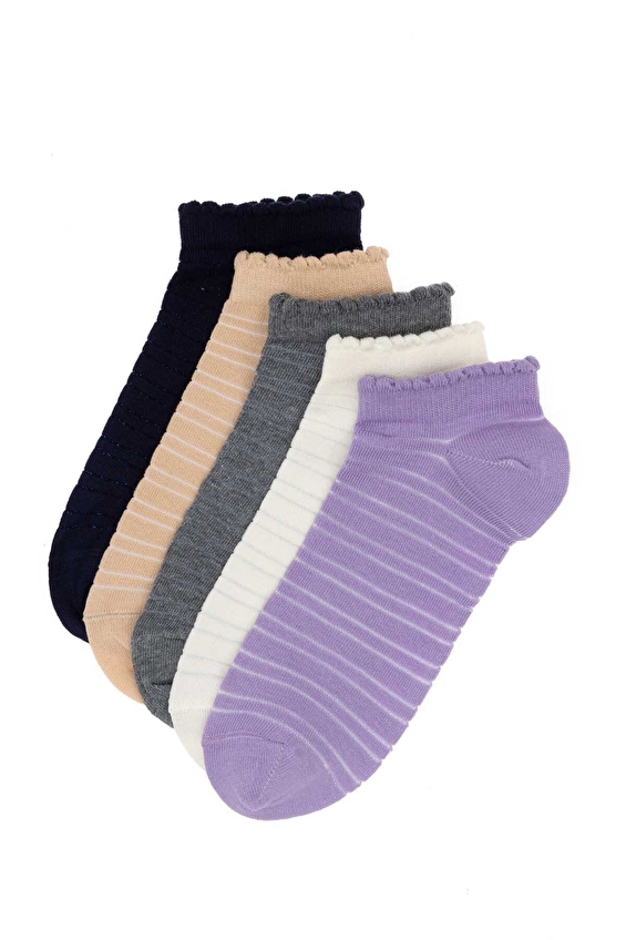 U.S. Polo Assn. Kadın 5'li Çorap OLIVIA IY25 VR034 Pembe U.S. Polo Assn. Kadın 5'li Çorap OLIVIA IY25 VR034 Pembe