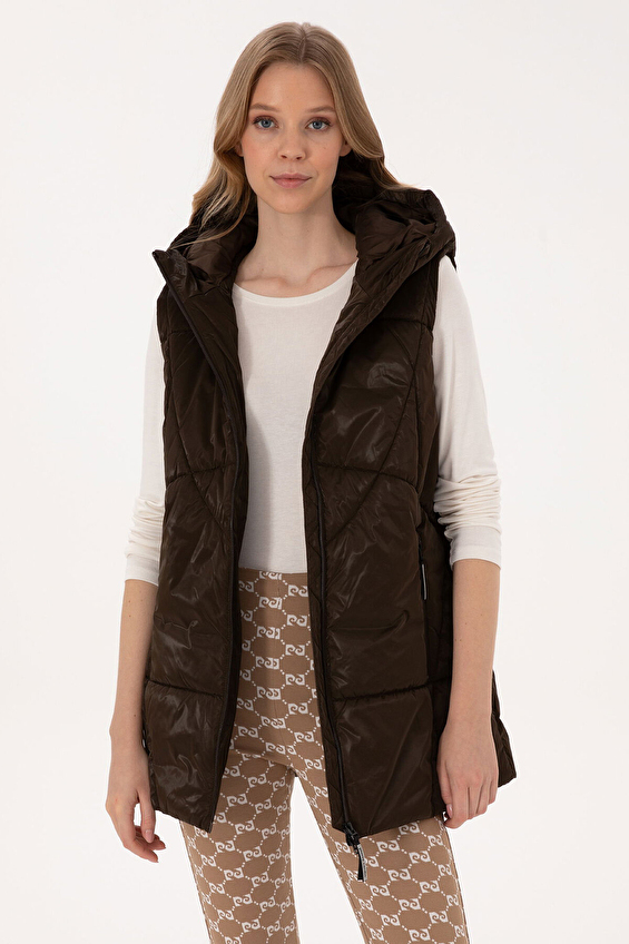 Pierre Cardin Kadın Yelek 2239617 VR029 Kahverengi Pierre Cardin Kadın Yelek 2239617 VR029 Kahverengi