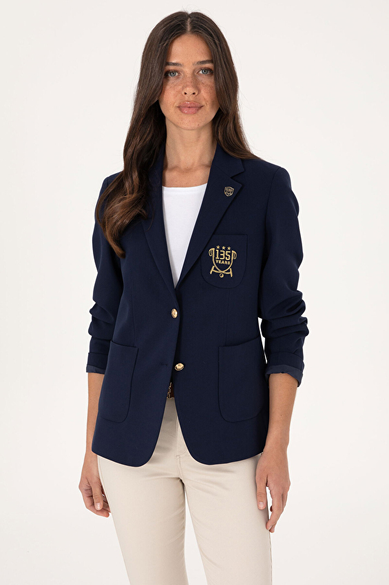 U.S. Polo Assn. Slim Fit Kadın Ceket 2134939 VR033 Lacivert U.S. Polo Assn. Slim Fit Kadın Ceket 2134939 VR033 Lacivert